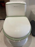 babycare馬桶坐便器蹲便器兒童馬桶仿真馬桶坐便圈2-6歲寶寶便盆溫特綠 曬單實(shí)拍圖