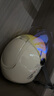 野馬（YEMA）3C認證電動(dòng)車(chē)頭盔男女摩托車(chē)半盔夏季防曬雙鏡片0感天窗四季通用電瓶車(chē)安全帽370S 卡其白配極光長(cháng) 曬單實(shí)拍圖