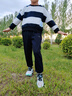 安踏兒童褲子男女大小童裝25秋季炫干科技針織運(yùn)動(dòng)長(zhǎng)褲百搭休閑運(yùn)動(dòng)褲 基礎(chǔ)黑-1 110 曬單實(shí)拍圖