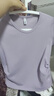 森馬（Semir）短袖t恤女短款修身圓領(lǐng)內(nèi)搭25夏涼感收腰V領(lǐng)上衣辣妹109325100006 曬單實(shí)拍圖