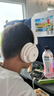 漫步者（EDIFIER）【重磅旗艦新品|藍牙V5.4】Fit900NB小金標真無(wú)線(xiàn)主動(dòng)降噪頭戴式藍牙耳機長(cháng)續航游戲音樂(lè )耳麥禮物 云巖白+QQ音樂(lè ) 曬單實(shí)拍圖