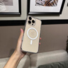 第一衛[薄如隱形]第一衛適用蘋(píng)果16promax手機殼磁吸iphone16透明15帶鏡頭膜14超薄13保護套Magsafe男女1 全透明新升級超防摔強磁吸透亮裸機 iPhone 16 pro 曬單實(shí)拍圖