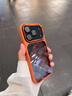 金恒適用蘋果17promax手機(jī)殼新款金屬鏡頭全包防摔保護(hù)套iphone17pro超薄半透輕奢高級(jí)感男air簡(jiǎn)約女款 【橙色】金屬鏡頭-自帶拍照按鍵 iPhone 17 Pro Max 曬單實(shí)拍圖