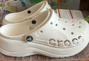 卡駱馳（CROCS）洞洞鞋貝雅男鞋女鞋輕便耐磨一腳蹬拖鞋休閑鞋|10126 白-100 41 /42(260mm) 曬單實(shí)拍圖