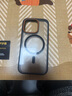 巴蒂尼 撞色鏡頭適用蘋(píng)果17promax手機殼Magsafe磁吸充電iPhone16Pro防摔15透明ip14保護套13男女全包 撞色橙色鏡框【紳士黑】透明磁吸殼 iPhone 16 Pro 曬單實(shí)拍圖