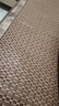 潔麗雅（Grace）竹席 碳化涼席 雙人家用席子可折疊 兩用空調席子150*195cm 曬單實(shí)拍圖