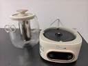 美的（Midea）全玻璃養生壺0膠水0金屬0涂層長(cháng)效保溫12h/24h恒溫壺600W煮茶壺燒水壺家用養生燒水壺 YS12B102 1.2L 【配茶漏+24h保溫】 曬單實(shí)拍圖