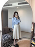 伯德小姐黑色a字長裙女正裝傘裙職業(yè)小個子通勤半裙面試裙子西裝半身裙 曬單實拍圖