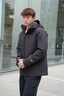 高梵輕殼5.0黑金鵝絨服2025新款戶外男士短外套 黑色 L 曬單實(shí)拍圖