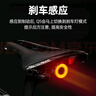 洛克兄弟（ROCKBROS） 自行車(chē)尾燈智能感應剎車(chē)燈騎行裝備山地車(chē)公路車(chē)夜騎尾燈 Q5 坐弓款(公路車(chē)推薦) 曬單實(shí)拍圖