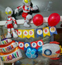創(chuàng  )承印藝生日場(chǎng)景布置男孩奧特曼主題十周歲派對氣球裝飾電視投屏背景墻 曬單實(shí)拍圖