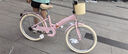鳳凰鳳凰兒童折疊自行車6-9-15歲男女孩中大童16-18-22寸腳踏車學(xué)生車 公主粉-支撐款-可折疊 22寸適合身高【140-160】 曬單實(shí)拍圖