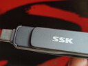 SSK飚王u盤(pán)雙接口type-c USB3.2手機電腦兩用大容量高速優(yōu)盤(pán)學(xué)習辦公商務(wù)車(chē)載移動(dòng)固態(tài)u盤(pán) 128G【230MB/s】雙接口金屬U盤(pán)FD001 曬單實(shí)拍圖