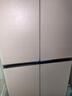 美的（Midea）餐邊柜427升45cm十字四開門超薄零嵌入PST+急速凈味一級雙變頻三循環(huán)風(fēng)冷無霜玻璃面板家用電冰箱 BCD-427WUSGPZM月光米 曬單實(shí)拍圖