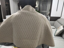 芬也（FENYE）月子護肩純棉保暖秋冬加絨坐月子產(chǎn)后喂奶防寒披肩 膚加絨 曬單實(shí)拍圖