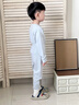 MOMOCO【7A抑菌】男童女童秋季套裝保暖秋衣秋褲新款舒適莫代爾260g云優(yōu)藍 7A抑菌【天然莫代爾】260g110 【建議30-40斤/100-110cm】 曬單實(shí)拍圖