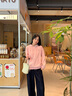 Teenie Weenie小熊卡通連帽衛(wèi)衣女2025冬季新款女衛(wèi)衣 粉色 S 曬單實(shí)拍圖