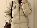 駱駝（CAMEL）【拒水羽絨】戶(hù)外羽絨服冬新款中長(cháng)款男女加厚外套羽絨服 曬單實(shí)拍圖