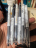 百樂(lè )（PILOT）P500金標黑色中性筆0.5簽字筆商務(wù)水筆直液式走珠筆學(xué)生考試刷題黑筆高顏值文具套裝 6支 曬單實(shí)拍圖