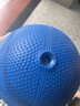 申沃實(shí)心球全國中小學(xué)生專(zhuān)用訓練比賽考試中考充氣投擲球橡膠鉛球器材 2kg 藍色+氣筒帶氣針+小網(wǎng)兜 曬單實(shí)拍圖