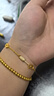 周生生禮物幸?；ōh(huán)黃金手鏈 足金手飾女梅花簡(jiǎn)約百搭 87655B計價(jià) 17厘米 - 6.27克(含工費160元) 曬單實(shí)拍圖