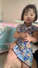 雙魚(yú)兔（SHUAGNYUTU）女童旗袍2025新款夏裝連衣裙小女孩中國風(fēng)公主裙洋氣兒童漢服裙子 40 旗袍小女孩 80 曬單實(shí)拍圖
