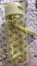 特百惠（Tupperware）樂(lè )趣550ML塑料杯夏季男女學(xué)生便攜運動(dòng)水杯子大容量雙飲口 香芹綠 曬單實(shí)拍圖