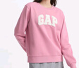 GAP女裝LOGO碳素軟磨抓絨衛衣寬松運動(dòng)上衣634638 粉色 170/88A(L) 亞洲尺碼 曬單實(shí)拍圖