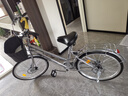 飛鴿（FLYING PIGEON）自行車(chē)成人通勤車(chē)自行車(chē)學(xué)生單車(chē)成人自行車(chē)通勤自行車(chē)城市公路車(chē) 頂配銀|單速+雙碟剎+實(shí)心胎+禮包 24寸|身高150-170cm 曬單實(shí)拍圖