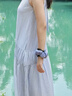 森馬（Semir）連衣裙女海邊度假掛脖兩穿長(cháng)裙2025夏季蝴蝶結初戀裙109325114011 曬單實(shí)拍圖