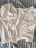 森馬（Semir）UPF100+|涼感防曬衣女短款圓領(lǐng)正肩開衫2025夏空調(diào)衫109325108001 曬單實拍圖
