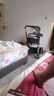 ANGI BABY嬰兒推車(chē)可坐可躺嬰兒車(chē)輕便折疊新生兒減震高景觀(guān)雙向兒童手推車(chē) 頂配月光銀【一鍵收車(chē)+PU橡膠輪] 曬單實(shí)拍圖