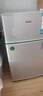 奧克斯小冰箱家用小型迷你冷藏冷凍兩用出租房宿舍用節(jié)能省電寢室辦公室電冰箱 【熱賣款 升級凈化去味】22A126DW銀 曬單實拍圖