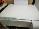 愛(ài)普生（EPSON）打印機家用小型 L3251 L3253 彩色照片噴墨倉式連供A4手機電腦無(wú)線(xiàn)掃描復印一體機作業(yè)試卷學(xué)生用 【官配款】L3251白色（無(wú)線(xiàn)打印掃描三合一） 官方標配 曬單實(shí)拍圖