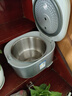 美的（Midea）電飯煲 0涂層電飯鍋4升 316L不銹鋼內膽3-4人家用多功能無(wú)涂層微壓智能預約MB-RE476S 曬單實(shí)拍圖