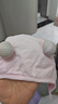 尼多熊嬰兒帽子胎帽純棉秋季可愛帽子?jì)胗變?-12月初生寶寶囟門帽男女 曬單實(shí)拍圖
