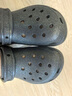 卡駱馳crocs經(jīng)典特林洞洞鞋|206340 黑色-001 41/42(260mm)  曬單實(shí)拍圖