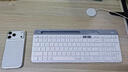 羅技（Logitech）時(shí)尚系列 K580 鍵盤(pán) 藍牙鍵盤(pán) 辦公鍵盤(pán) 無(wú)線(xiàn)鍵盤(pán) 便攜超薄鍵盤(pán) 筆記本鍵盤(pán) 平板鍵盤(pán) 芍藥白 曬單實(shí)拍圖