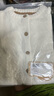 巴厘小豬（BALIPIG）兒童毛線衣春秋寶寶針織衫女童衣服外套嬰兒毛衣開(kāi)衫男童春裝洋氣 米白 100 cm 曬單實(shí)拍圖