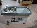 大衛旋轉拖把36cm桿伸縮99-127cm 4頭加厚拖布  D10雙驅動(dòng)免手洗 曬單實(shí)拍圖