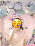 LDBE甜美粉色翻領(lǐng)短袖t恤女夏季新款格子拼接修身設計感百搭顯瘦上衣 粉色 M 【90斤以?xún)取?曬單實(shí)拍圖
