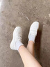 星期六厚底輕便小白鞋女款2025新款厚底休閑鞋魔術(shù)貼不累腳松糕鞋 米白 37 (235mm) 標(biāo)準(zhǔn)碼 曬單實(shí)拍圖