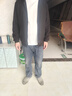 布先生小高領(lǐng)加厚保暖長(cháng)袖打底T恤男秋冬打底衫 象牙白 XXXL/190  曬單實(shí)拍圖