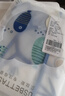 貝肽斯吃飯圍兜防水防臟兒童反穿罩衣春秋長(cháng)袖男女寶防污圍裙海洋+兔子M 曬單實(shí)拍圖