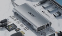 宏碁（acer）多功能擴(kuò)展塢 USB-C轉(zhuǎn)HDMI轉(zhuǎn)換器適用iPad MacBook 4K投屏VGA音頻千兆網(wǎng)口分線器拓展塢 曬單實(shí)拍圖