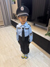 G.DUCKKIDS童裝男童春秋套裝兒童衣服男寶寶春裝警官服男孩cos交警警察衣服 警察服套裝【春秋款】 130 尺碼7~8歲【120-130cm】 曬單實(shí)拍圖