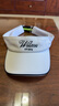 威爾勝（Wilson）官方男女中性經(jīng)典輕量透氣可調(diào)節(jié)空頂帽運動休閑潮流網(wǎng)球帽 復(fù)古刺繡-亮白色WU00013511WTA S-M(56-60CM) 曬單實拍圖