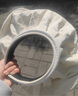 蕉下（beneunder）燈罩帽大帽檐遮陽帽女黑膠防曬帽全臉遮陽空頂帽太陽帽BM563米 曬單實拍圖