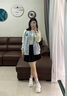 星期六（St&Sat）品牌小白鞋女款2025新款春秋厚底小個(gè)子增高休閑板鞋學(xué)生運動(dòng)鞋子 香檳 38 曬單實(shí)拍圖