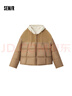 森馬（Semir）【棉服福袋】棉服男女復古防風(fēng)保暖外套秋冬寬松輕薄夾克 C款-黃色調00333 S 曬單實(shí)拍圖